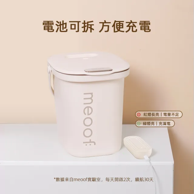 【meoof】真空脆脆桶 銀離子抗菌版(13L大容量 真空桶 真空飼料桶 飼料盒 飼料密封)