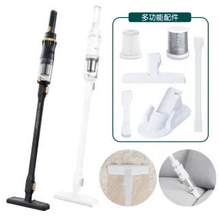 【HYD】超勁力輕量無線手持吸塵器D-81(渦流氣旋/車用/多功能/HEPA)