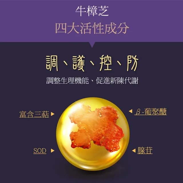 【利得】牛樟段木栽培牛樟芝子實體口含顆粒(80粒/1瓶/盒)