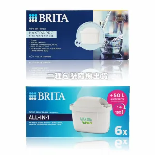 【BRITA】歐洲製 BRITA MAXTRA Pro All-in-1 濾芯6入 MAXTRA濾水壺適用(原裝平輸)