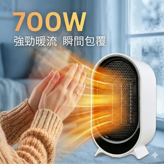 【勳風】美型PTC陶瓷電暖器/防傾倒桌上型陶瓷電暖器(HFH-K9955)
