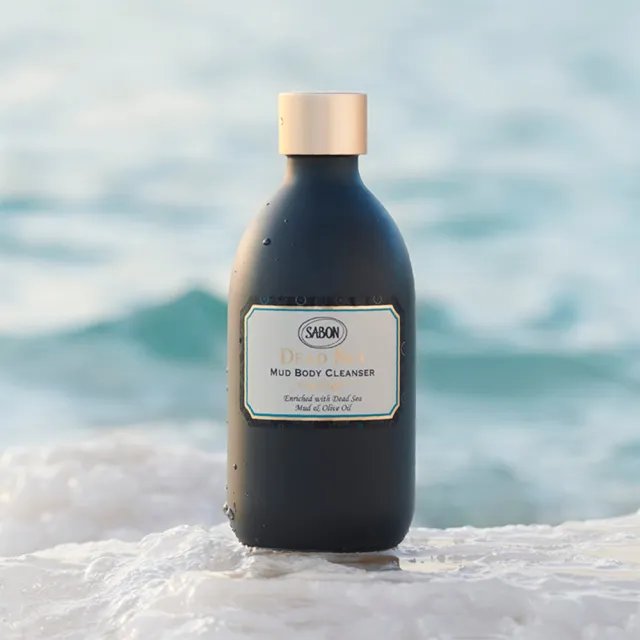 【SABON】官方直營 死海黑礦泥沐浴露290ml(極致護膚系列)