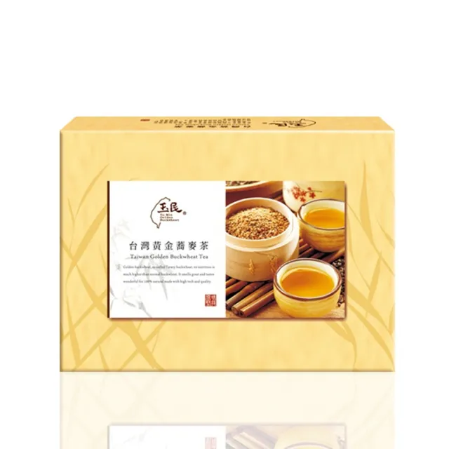 【玉民】台灣100%黃金蕎麥茶禮盒x2盒組(7gx40入/盒)