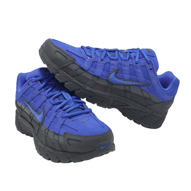 【NIKE 耐吉】休閒鞋 P-6000 PRM 男鞋 藍 黑 復古 Y2K 運動鞋(IF0668-400)