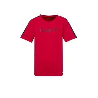 【FILA】男吸濕排汗短袖圓領T恤-紅色(1TEA-1302-RD)