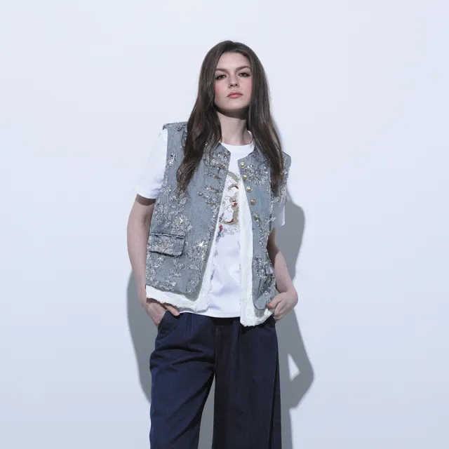 【PANGCHI 龐吉】繡龍騰紋彈性棉T(9513208/11/13)