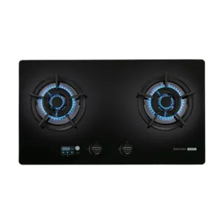 【SAKURA 櫻花】二口小面板易清檯面爐G2527G瓦斯爐NG1/LPG(G-2527GB基本安裝)