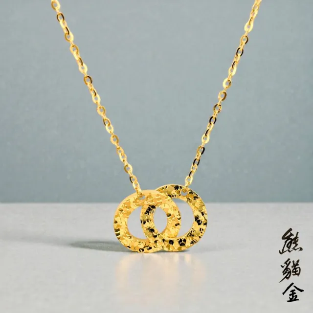 黃金項鍊心心相繫1.29錢(黃金項鍊)