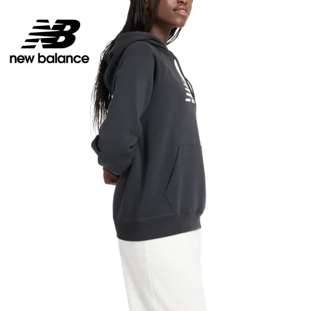 【NEW BALANCE】NB 刷毛帽T/連帽上衣_女性_WT43524BK(美版 版型偏大)