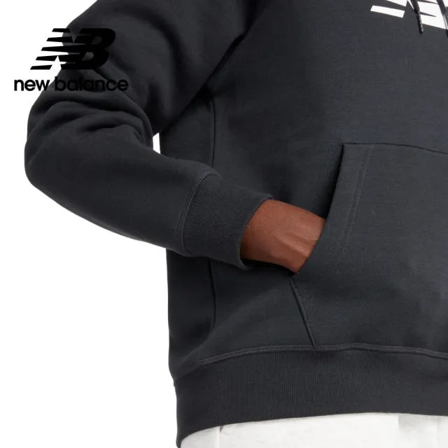 【NEW BALANCE】NB 刷毛帽T/連帽上衣_女性_WT43524BK(美版 版型偏大)
