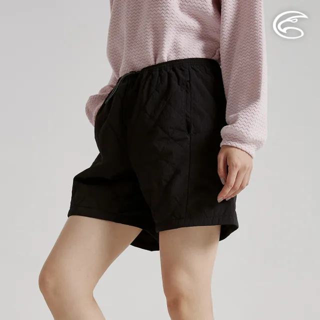 【ADISI】女SMAWARM海洋溫控超撥水穿搭保暖短褲 AP2521058 宇宙黑 S-2XL(防潑水 蚵技棉 抗靜電 穿搭褲)
