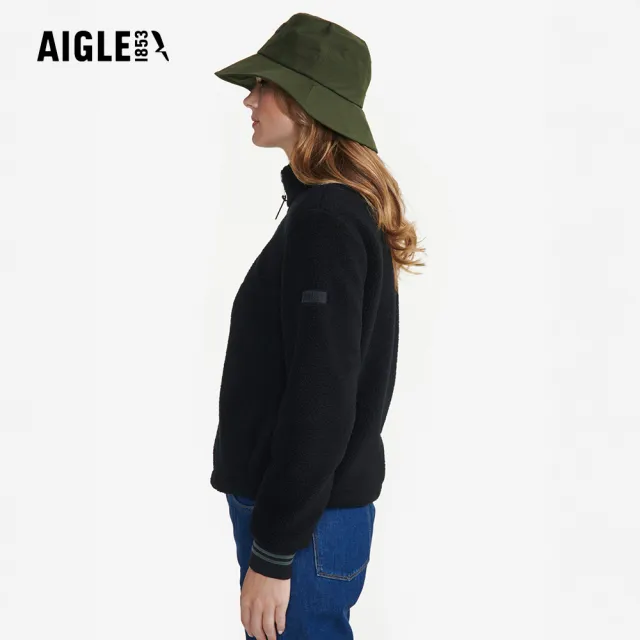 【AIGLE】女 雪巴刷毛保暖外套｜AG-FBB64(女外套  保暖外套 刷毛衣 刷毛外套)