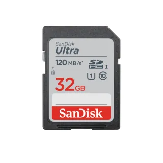 【SanDisk 晟碟】SDXC UHS-I 32GB 記憶卡 120MB/s(公司貨)