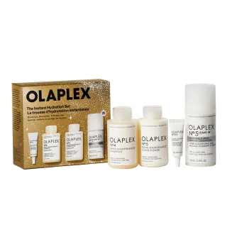 【OLAPLEX 歐啦】瞬效水潤修護組(禮盒/洗髮/護髮/潤髮/免沖洗/洗前修護/歐拉)