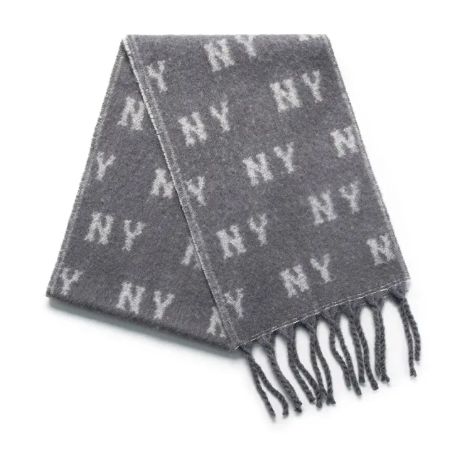 【MLB】雙面流沙圍巾 Monogram系列 紐約洋基隊(3AMFM0156-50MGD)