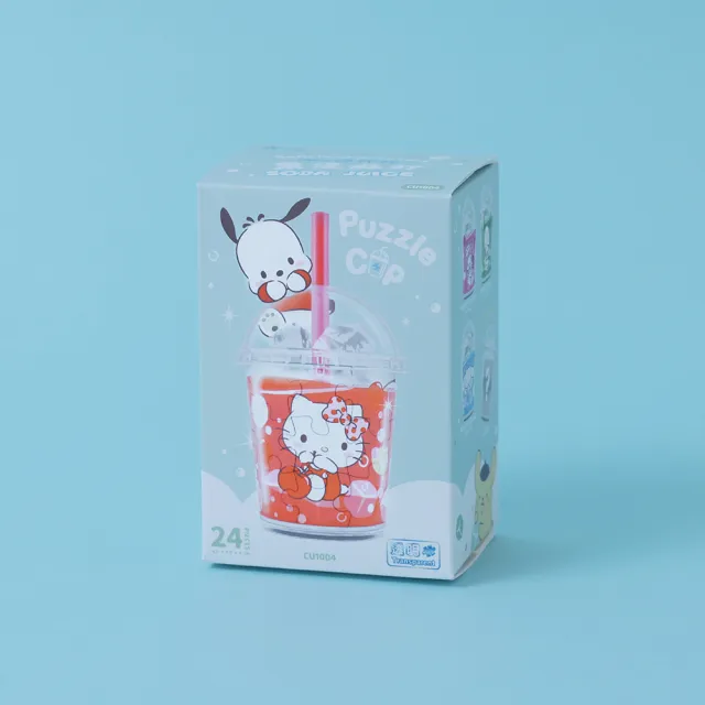 【Pintoo】三麗鷗 - 果漾蘇打 - 隨行杯拼圖盲盒 - 整盒8入