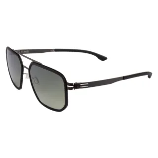 【ic!berlin】Tantal Black Gun Metal 公司貨(德國薄鋼墨鏡)