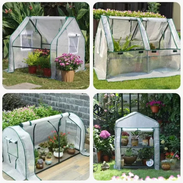 【FSW】落地陽臺植物保暖棚(防雨防寒+通風可視 90×90×90cm)