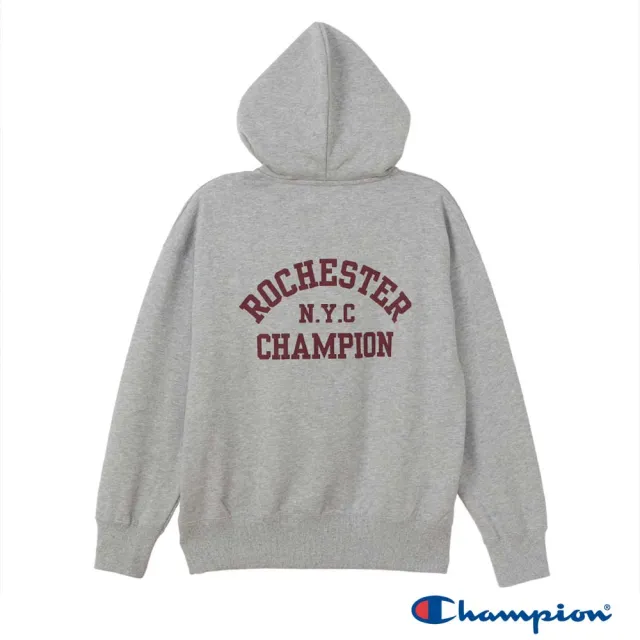 【Champion】官方直營 女款-BASIC 棉質印花寬版連帽外套-4色(CW-A105-日規)