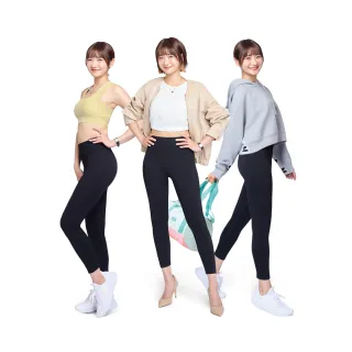 【PP 石墨烯】石墨烯塑崩打卡褲九分2件(顯瘦提臀保暖塑身褲)