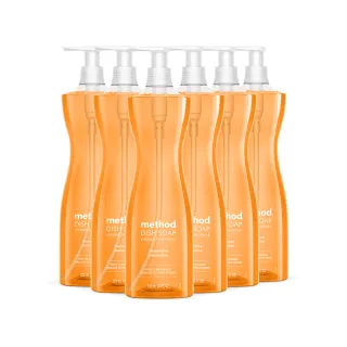 【method 美則】純淨洗碗精 - 克萊門氏柑橘(532mlx6入)