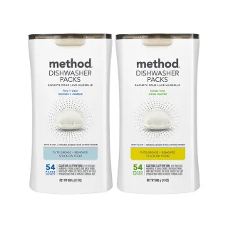 【method 美則】潔淨三效聰明洗碗球54顆入(洗碗機專用 洗碗錠 洗碗粉)