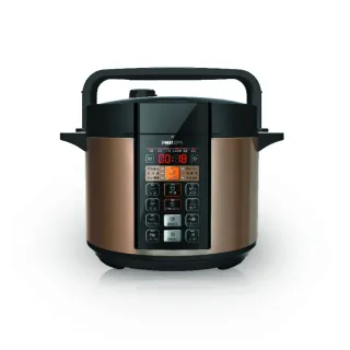 【Philips 飛利浦】智慧萬用鍋/壓力鍋_HD2136_棕小萬(抽北投老爺酒店年菜)