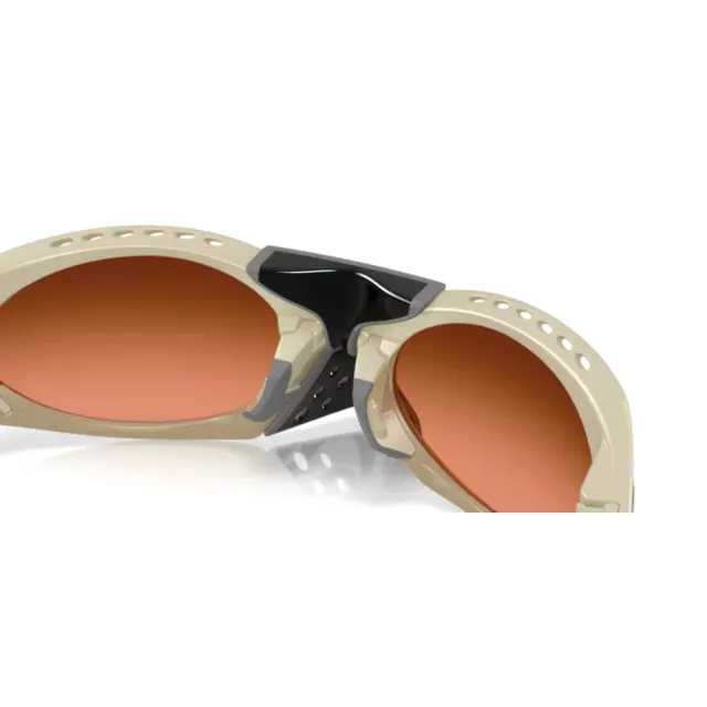 【Oakley】Plantaris 可拆式鼻罩運動太陽眼鏡(OO9437-02 Prizm Brown 鏡片)