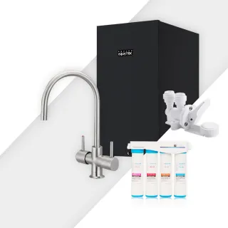 【藍海淨水】BO-7007H醫療級316有壓式不鏽鋼龍頭廚下型飲水機-溫/熱+BO-8112 Pro雙倍抑菌專業級淨水系統