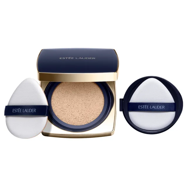 【Estee Lauder 雅詩蘭黛】粉持久完美鎖妝氣墊粉餅SPF45(一盒兩蕊/IU同款/防曬)