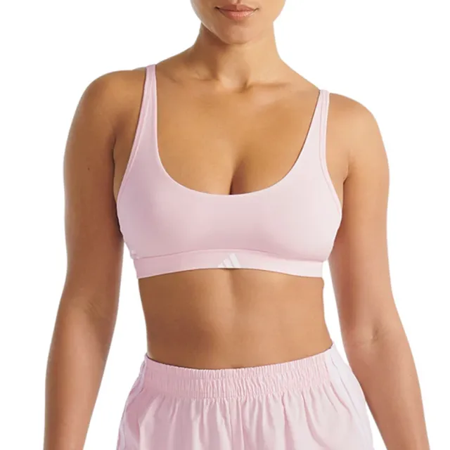 【adidas 愛迪達】女內衣 單入 舒適棉質 柔軟輕盈 快乾吸濕排汗 可調肩帶無鋼圈內衣任選(女內著 運動內衣)