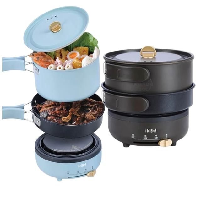  Ikiiki伊崎 IK-MC3402 電熱水壺，容量1~2公升，採用304不鏽鋼材質耐用安全，電壓110V/60Hz，消耗功率400~500W快速沸騰。尺寸約W165xD182xH97mm，重量僅1.2kg，輕巧便攜，配件含上蓋，產地中國，保固1年，BSMI許可字號R73087。適閤家庭辦公室使用，高效省電的必備家電。 