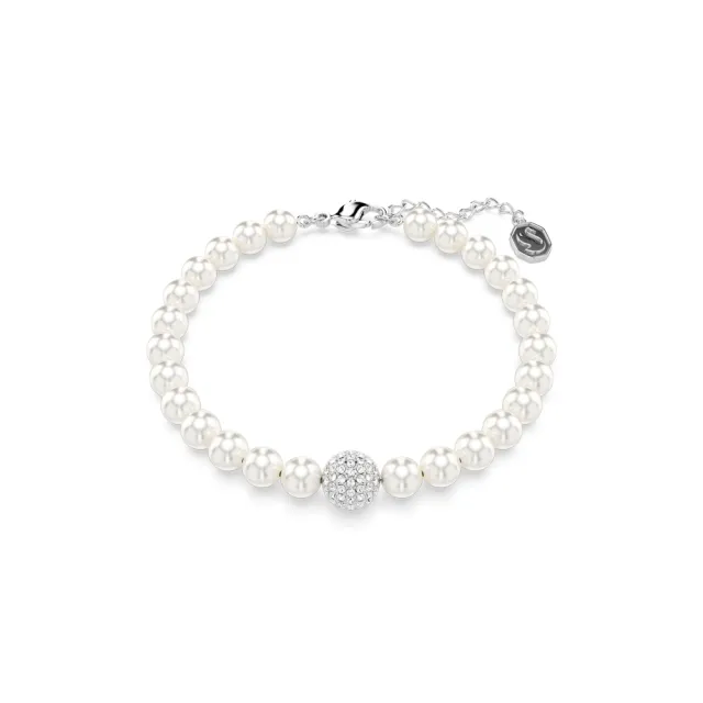 【SWAROVSKI 施華洛世奇】官方直營 Remix Collection Strand 鍍白金色 | 5669529