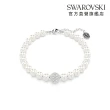 【SWAROVSKI 施華洛世奇】官方直營 Swarovski Remix Collection Strand 白色 鍍白金色 | 5669529