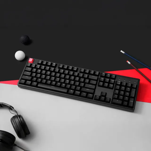 【Keychron】K10 第二代 全尺寸 雙模機械鍵盤 RGB 熱插拔 網頁QMK改鍵 適用Mac 透光鍵帽(英文版本)