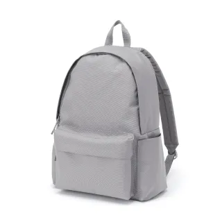【MUJI 無印良品】可減輕肩膀負擔撥水加工後背包(灰色/黑色/淺米/煙燻藍)