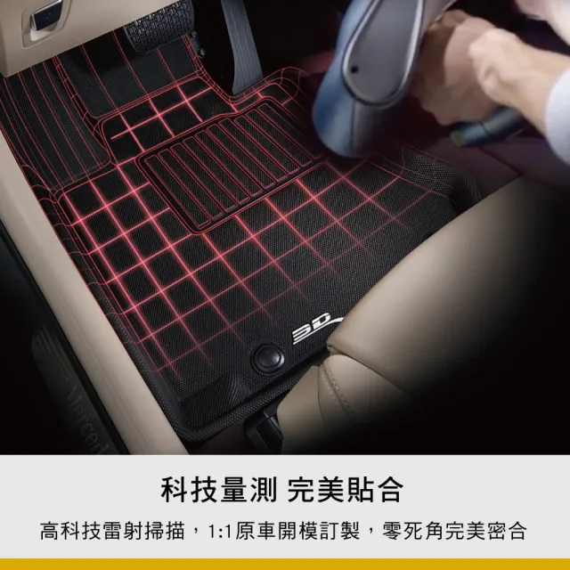 【3D】卡固立體汽車踏墊適用於Toyota Crown Crossover 2023-2027(油電版)