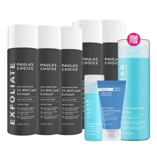 【寶拉珍選】MO獨家★2%水楊酸精華液118ml★買3送2 共5入組(抗痘/去角質/前導精華)