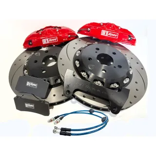 【D1 Spec】四活塞-D1鑄造一體孔線碟330mm_送安裝(車麗屋)
