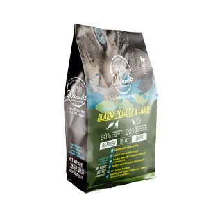 【Allando 奧藍多】天然無穀貓糧 阿拉斯加鱈魚＋羊肉 1.2KG(全齡貓/貓飼料/光澤毛質/低敏亮毛)