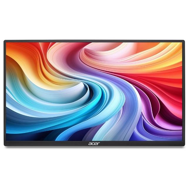 【Acer 宏碁】PM161W 16型 IPS FHD 16:10 60Hz超薄可攜式螢幕(7ms/Type-C充電/護眼/附支架/HDR10)