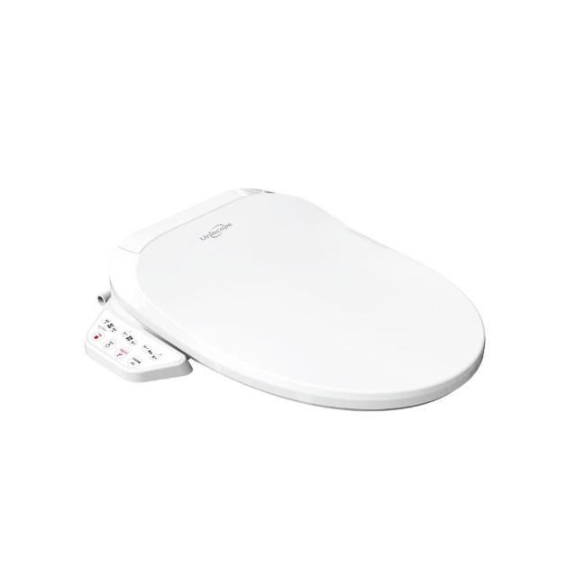 Uniscope 優思 US-350B 瞬熱式免治馬桶，提供水溫調節、暖座、靜音緩降便蓋、節能省電及臀部洗淨功能。電壓110V、功率1100W，適用水壓0.5~7.5kgf/cm2，尺寸52*39*9cm，重量4kg。透過BSMI認證R3B336，產地中國。舒適衛生，適合現代衛浴使用，提升生活品質。
