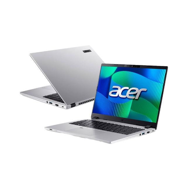 ACER 宏碁 TravelMate AI商用筆電 TMP214-76，搭載 Intel Core 125H 處理器，14吋 WUXGA 螢幕，16GB 記憶體與 512GB SSD 儲存空間，支援 Wi-Fi 6E 無線網路，灰色設計，輕便易攜，適合商務與日常使用，預裝 Windows 11 Pro 系統，無顯示卡，適合辦公與輕度多媒體需求。