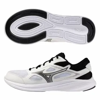 【MIZUNO 美津濃】慢跑鞋 男鞋 女鞋 運動鞋 緩震 3E寬楦 MAXMIZER 白黑 K1GA250002