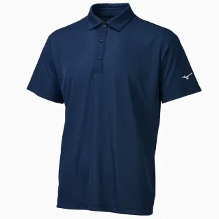 【MIZUNO 美津濃】短袖上衣 男 POLO衫 吸濕排汗 藍 32TAC10214