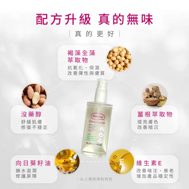 【媽咪莉娜】彈力潤膚油100ml+美肌緊緻乳旅行瓶20ml(妊娠油/孕期保養)