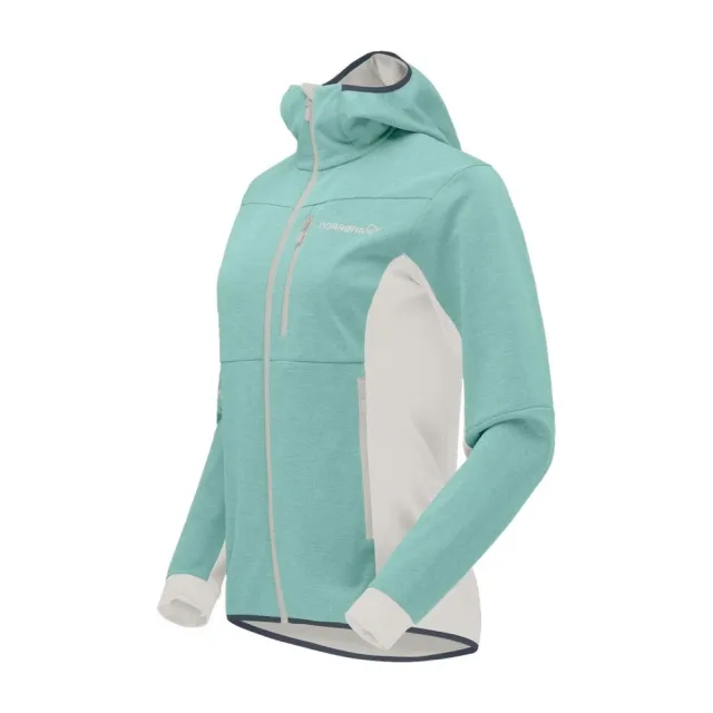 【NORRONA】falketind warm2 Octa 連帽外套 女款 孔雀石綠