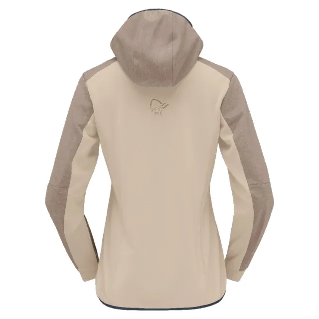 【NORRONA】falketind warm2 Octa 連帽外套 女款 淺駝色