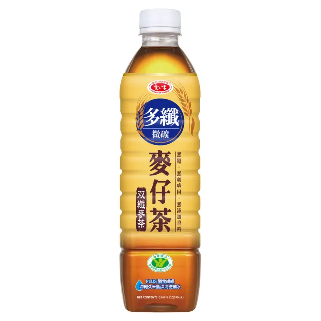 【愛之味】麥仔茶雙纖麥茶590mlx24入/箱