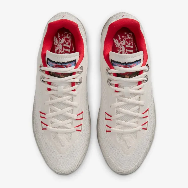 【NIKE 耐吉】運動鞋 籃球鞋 男鞋 NIKE S.T. FLARE EP CNY 馬年 緩震 抓地力 紅白(IQ1128162)